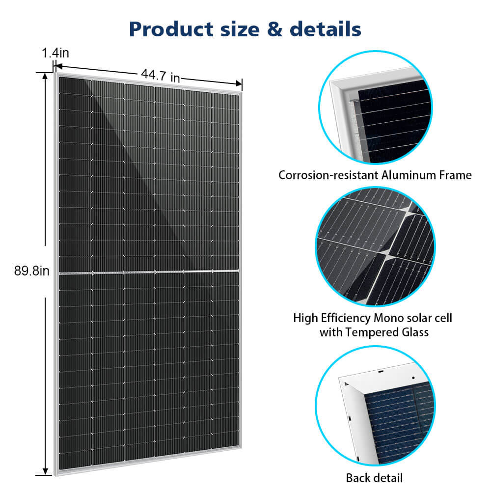 SunGoldPower 460/ 560 Watt Bifacial PERC Solar Panel