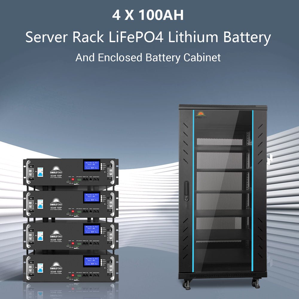 Off-Grid Solar Kit 13000W 48VDC 120V/240V LifePo4 20.48KWH Lithium Battery 14 X 415 Watts Solar Panels SGR-13KM
