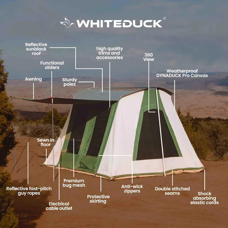 White Duck Outdoors - USED - 10'x10' Prota Canvas Tent, Deluxe