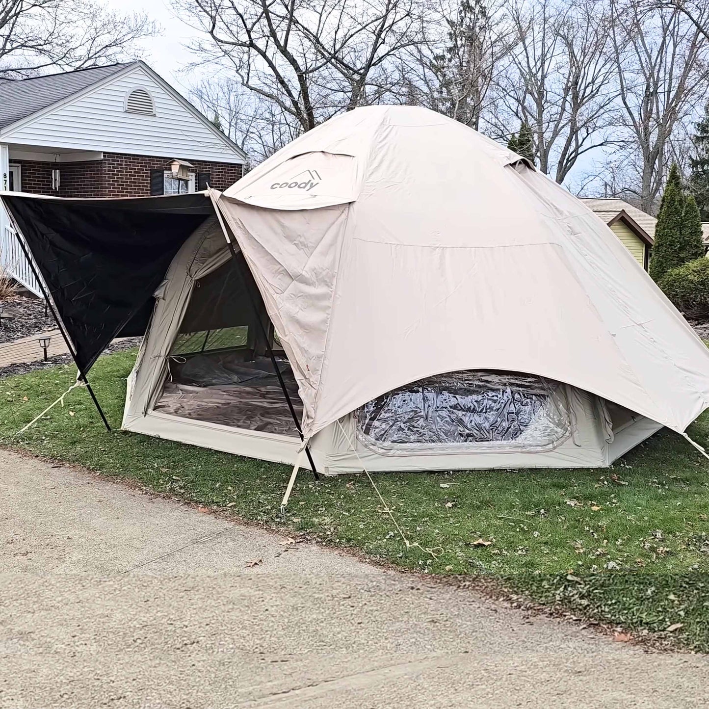 Coody Aurora Dome | RBM Outdoors Inflatable tent Octopus Beige for 2-4 person