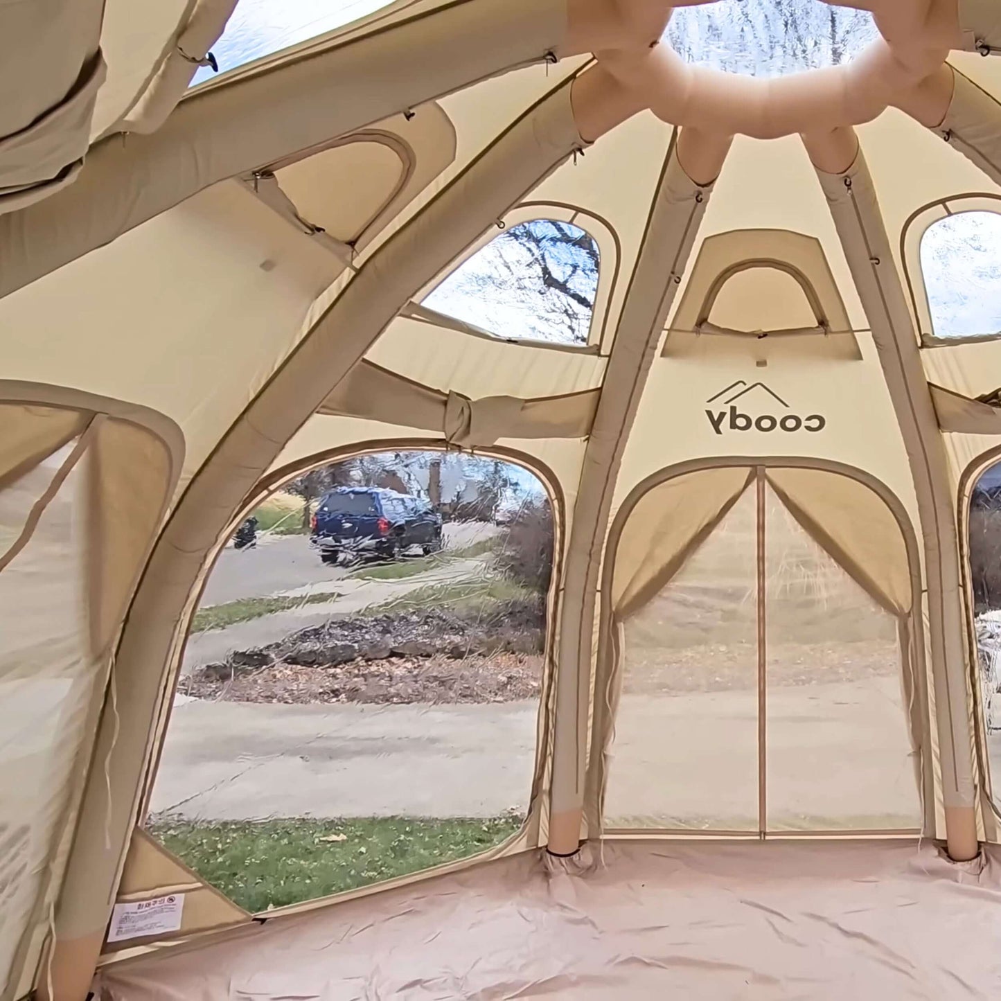 Coody Aurora Dome | RBM Outdoors Inflatable tent Octopus Beige for 2-4 person