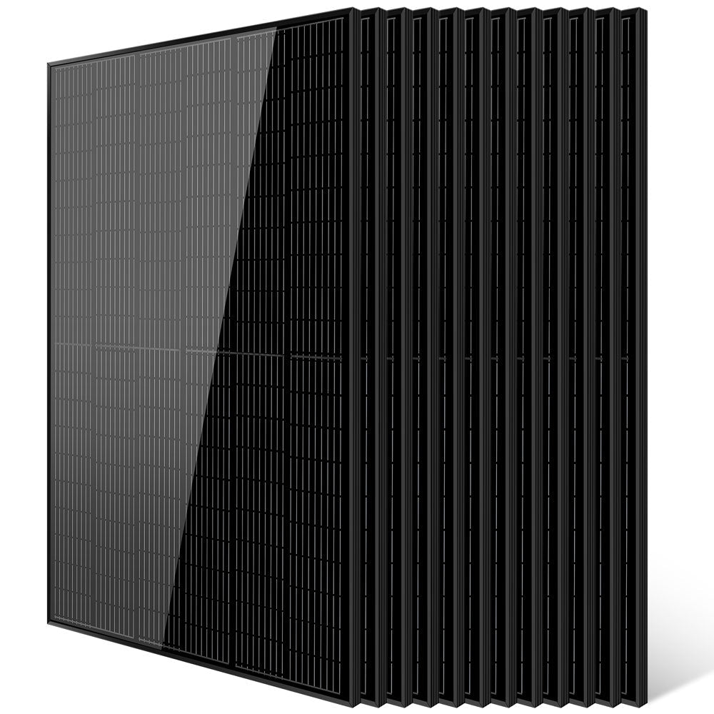 SunGoldPower 370W/ 415W/ 440W/ 500W Mono Black PERC Solar Panel UL 61730
