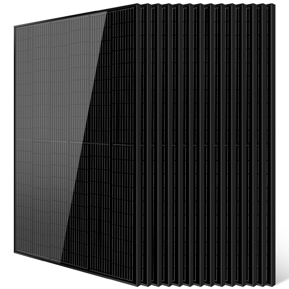SunGoldPower 370W/ 415W/ 440W/ 500W Mono Black PERC Solar Panel UL 61730