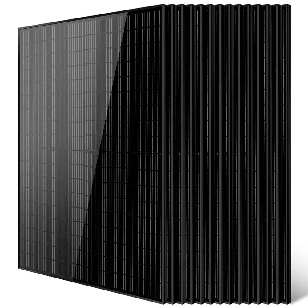 SunGoldPower 370W/ 415W/ 440W/ 500W Mono Black PERC Solar Panel UL 61730