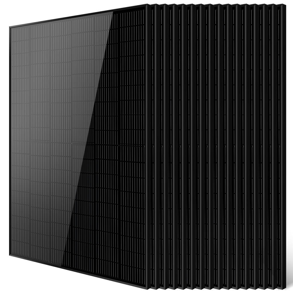 SunGoldPower 370W/ 415W/ 440W/ 500W Mono Black PERC Solar Panel UL 61730