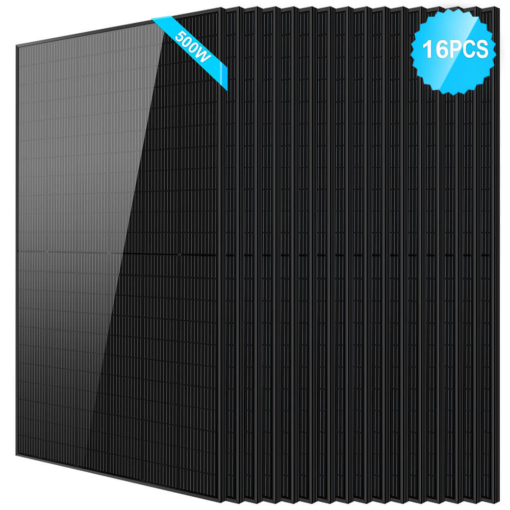 SunGoldPower 500W Mono Black PERC Solar Panel UL 61730