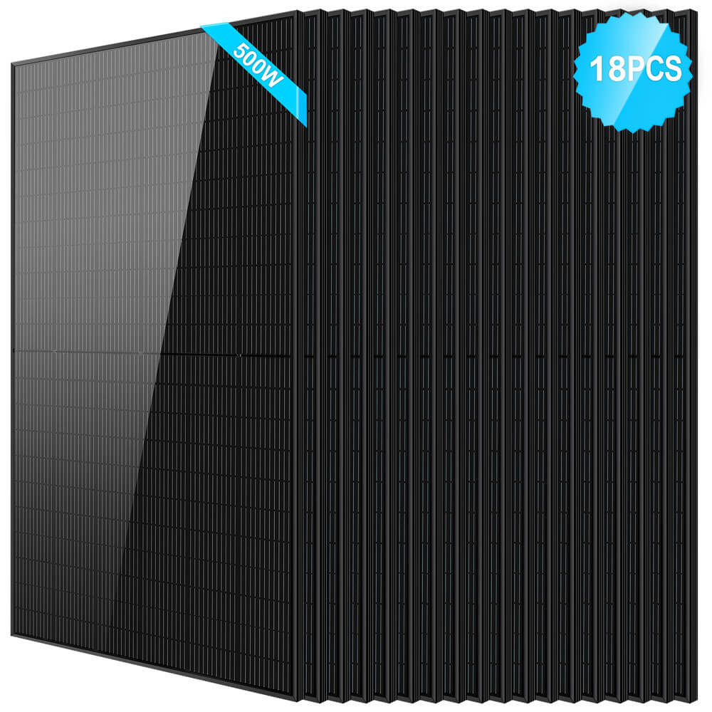 SunGoldPower 500W Mono Black PERC Solar Panel UL 61730