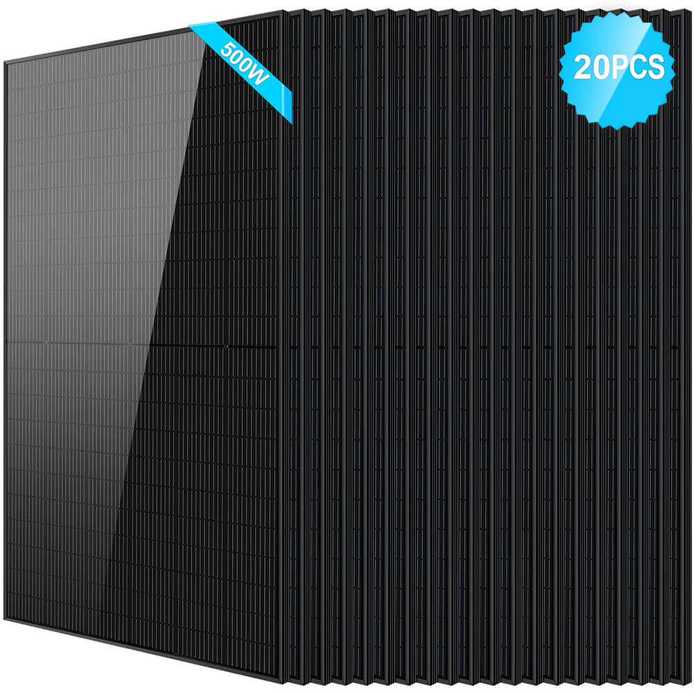 SunGoldPower 500W Mono Black PERC Solar Panel UL 61730