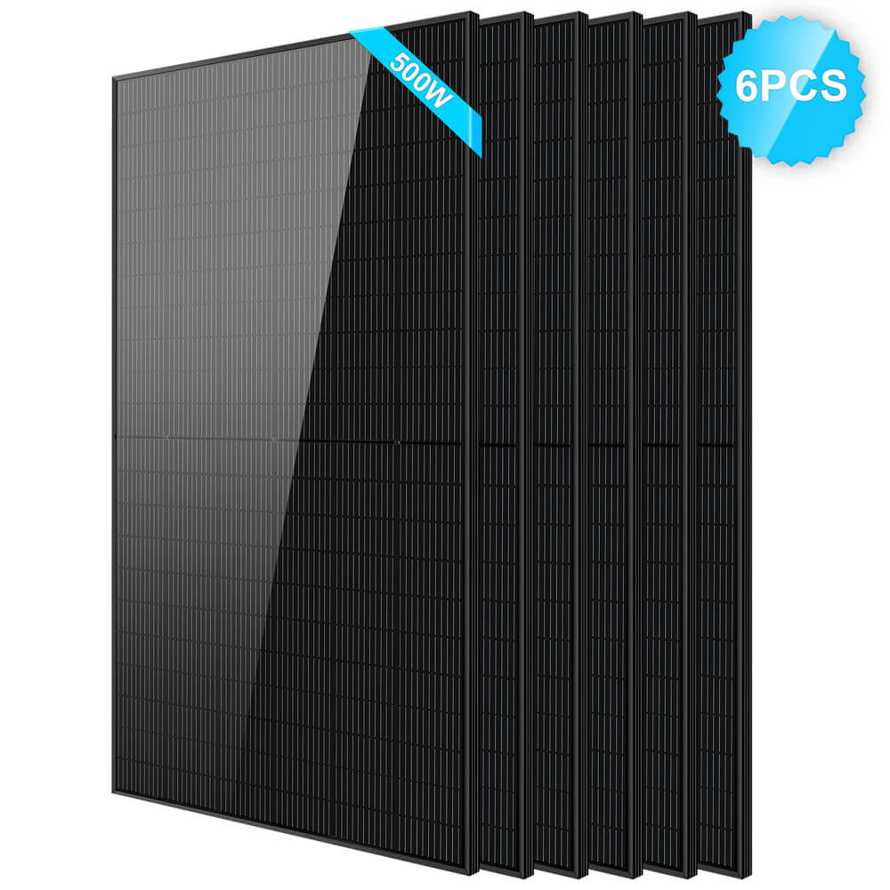 SunGoldPower 500W Mono Black PERC Solar Panel UL 61730