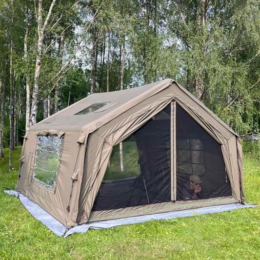 Coody 10 Forest Green Inflatable Tent House for Camping (2-4 person)