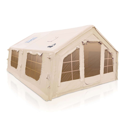 Coody 17.2 (Koala-7) Beige Inflatable Tent House for Camping (2-10 person)