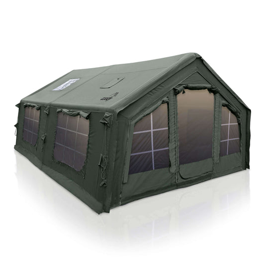 Coody 17.2 (Koala-7) Forest Green Inflatable Tent House for Camping (2-10 person)