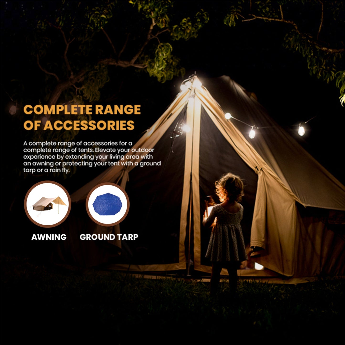White Duck Outdoors - Used - 16' Regatta Bell Tent - Realtree Edge