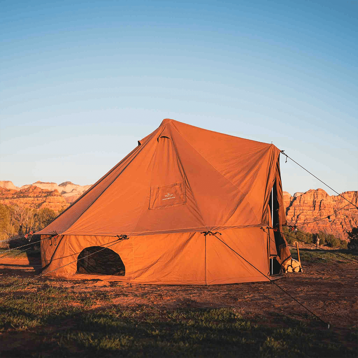 White Duck Outdoors - USED - 16' Regatta Bell Tent - Desert Red