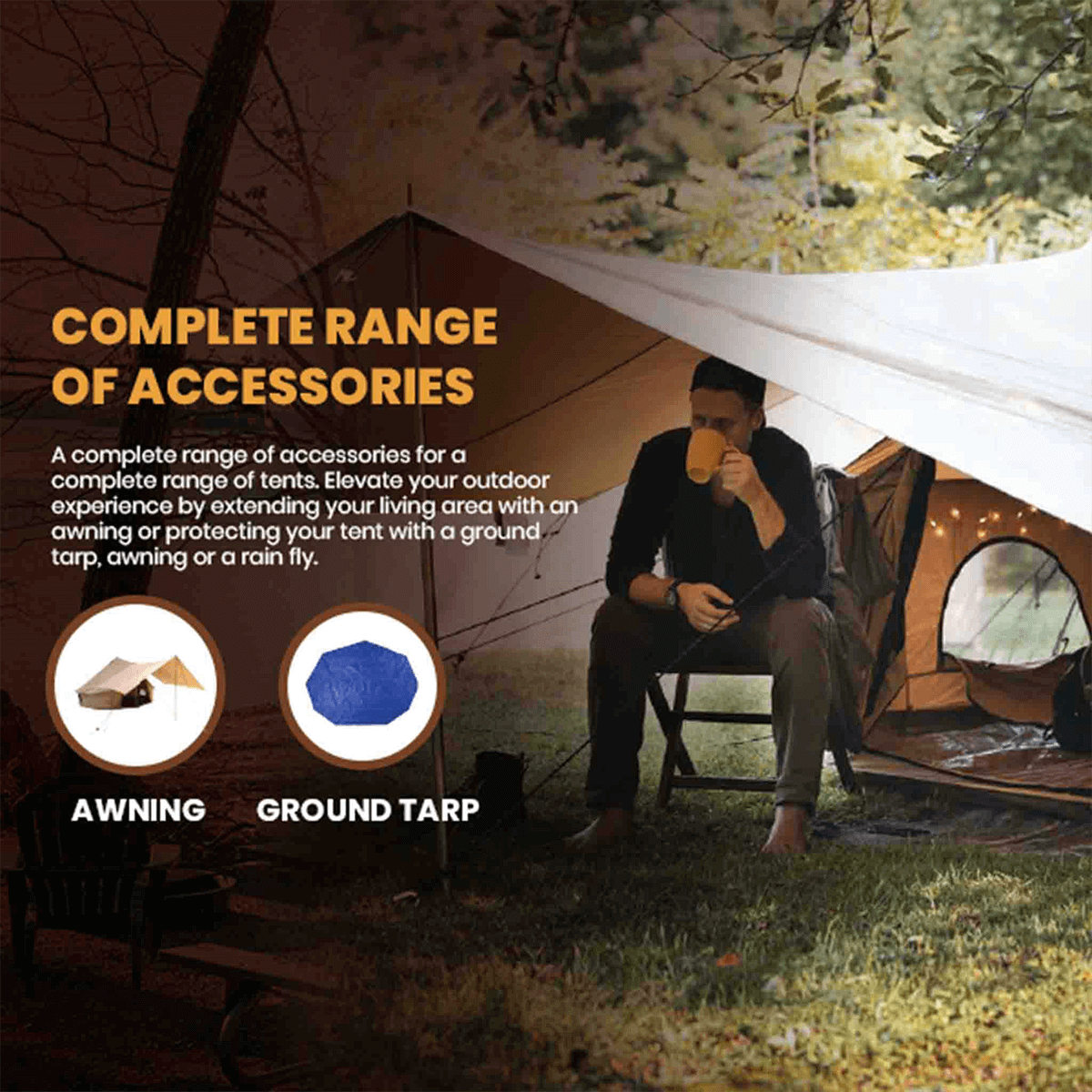 White Duck Outdoors - 23' Avalon Optimus Bell Tent