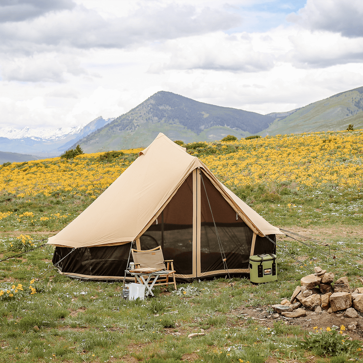 White Duck Outdoors - USED - Regatta Double Wall Tent - Sandstone Beige
