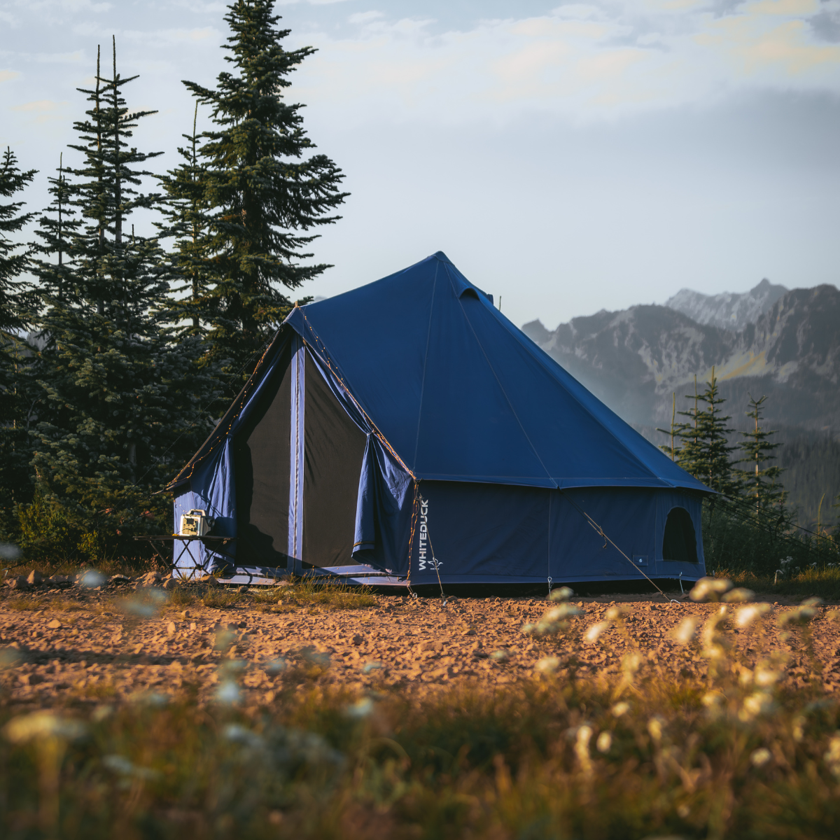 White Duck Outdoors - 16' Regatta Bell Tent - Sapphire Blue