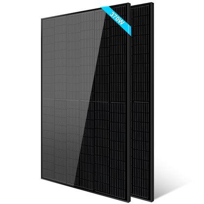 SunGoldPower 370W MONO BLACK PERC SOLAR PANEL FULL PALLET (32 PANELS)UL 61730