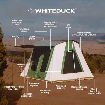 White Duck Outdoors - USED - 10'x10' Prota Canvas Tent, Deluxe