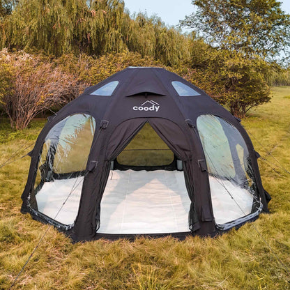 Coody tent set up outdoors 