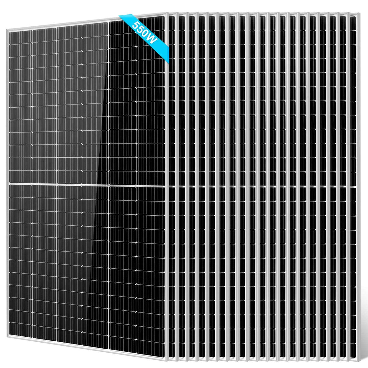SunGoldPower 450/ 550 Watt Monocrystalline PERC Solar Panel UL 61730