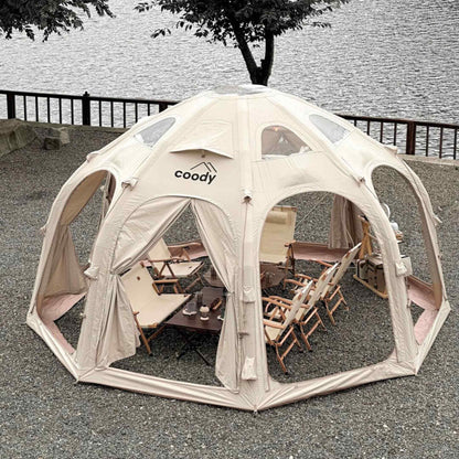 Coody Aurora Dome | RBM Outdoors Inflatable tent Octopus Beige for 2-4 person