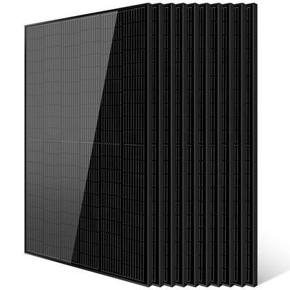 SunGoldPower 370W/ 415W/ 440W/ 500W Mono Black PERC Solar Panel UL 61730