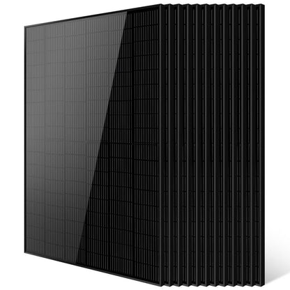 SunGoldPower 370W/ 415W/ 440W/ 500W Mono Black PERC Solar Panel UL 61730