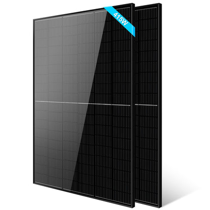 SunGoldPower 415W MONO BLACK PERC SOLAR PANEL FULL PALLET (32 PANELS) UL 61730