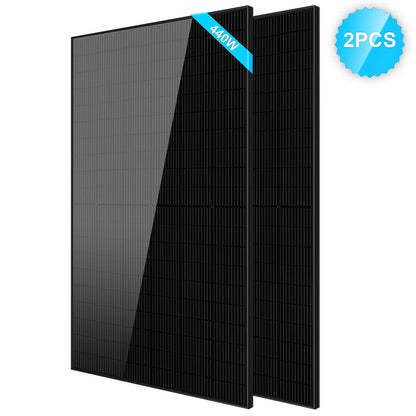 SunGoldPower 440W Mono Black PERC Solar Panel UL 61730