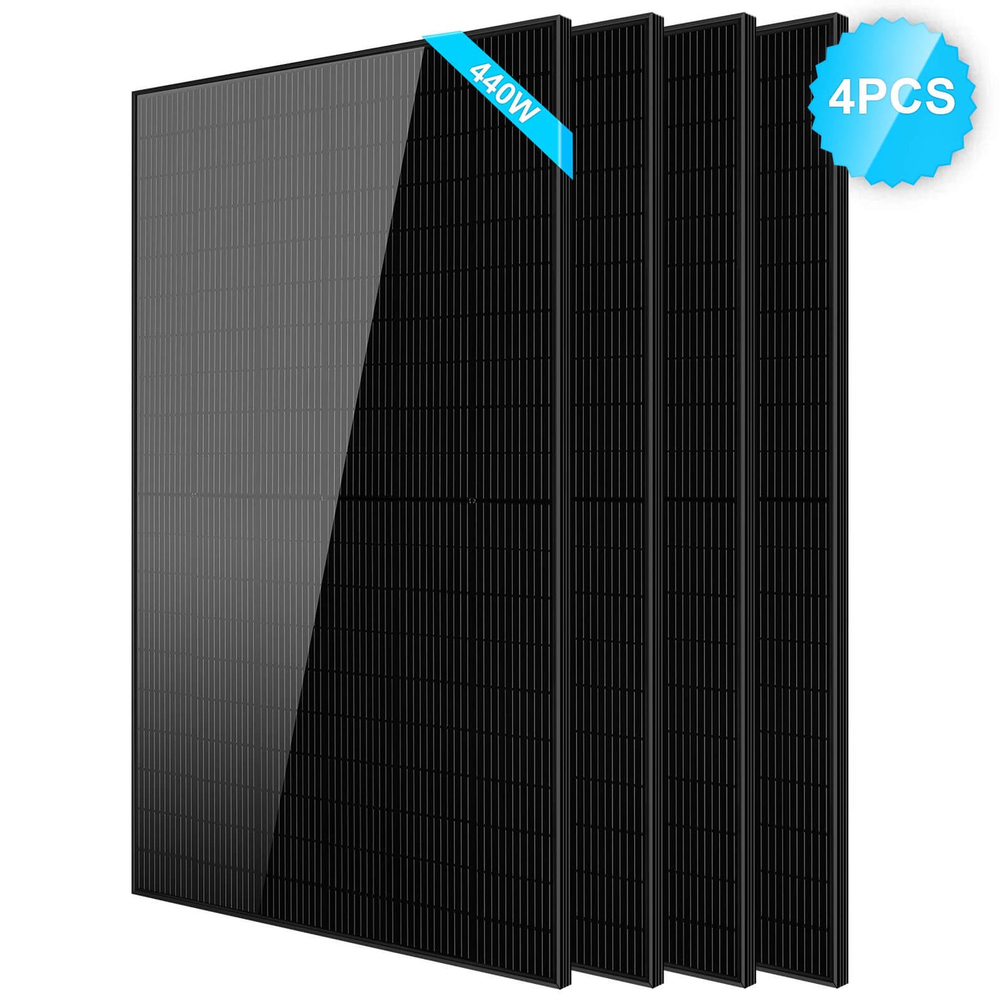 SunGoldPower 440W Mono Black PERC Solar Panel UL 61730