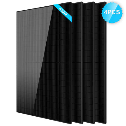 SunGoldPower 440W Mono Black PERC Solar Panel UL 61730