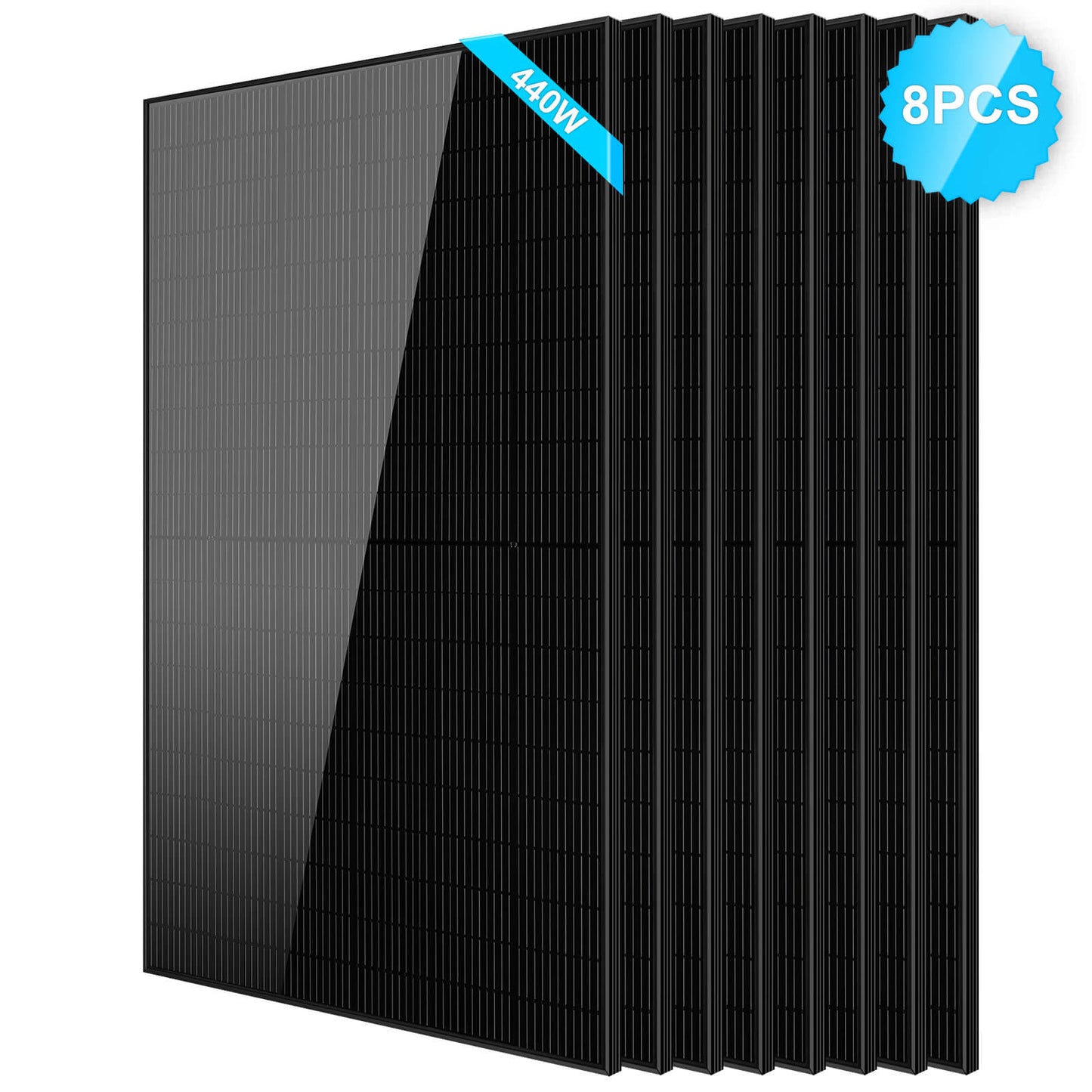 SunGoldPower 440W Mono Black PERC Solar Panel UL 61730