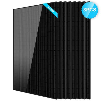 SunGoldPower 440W Mono Black PERC Solar Panel UL 61730