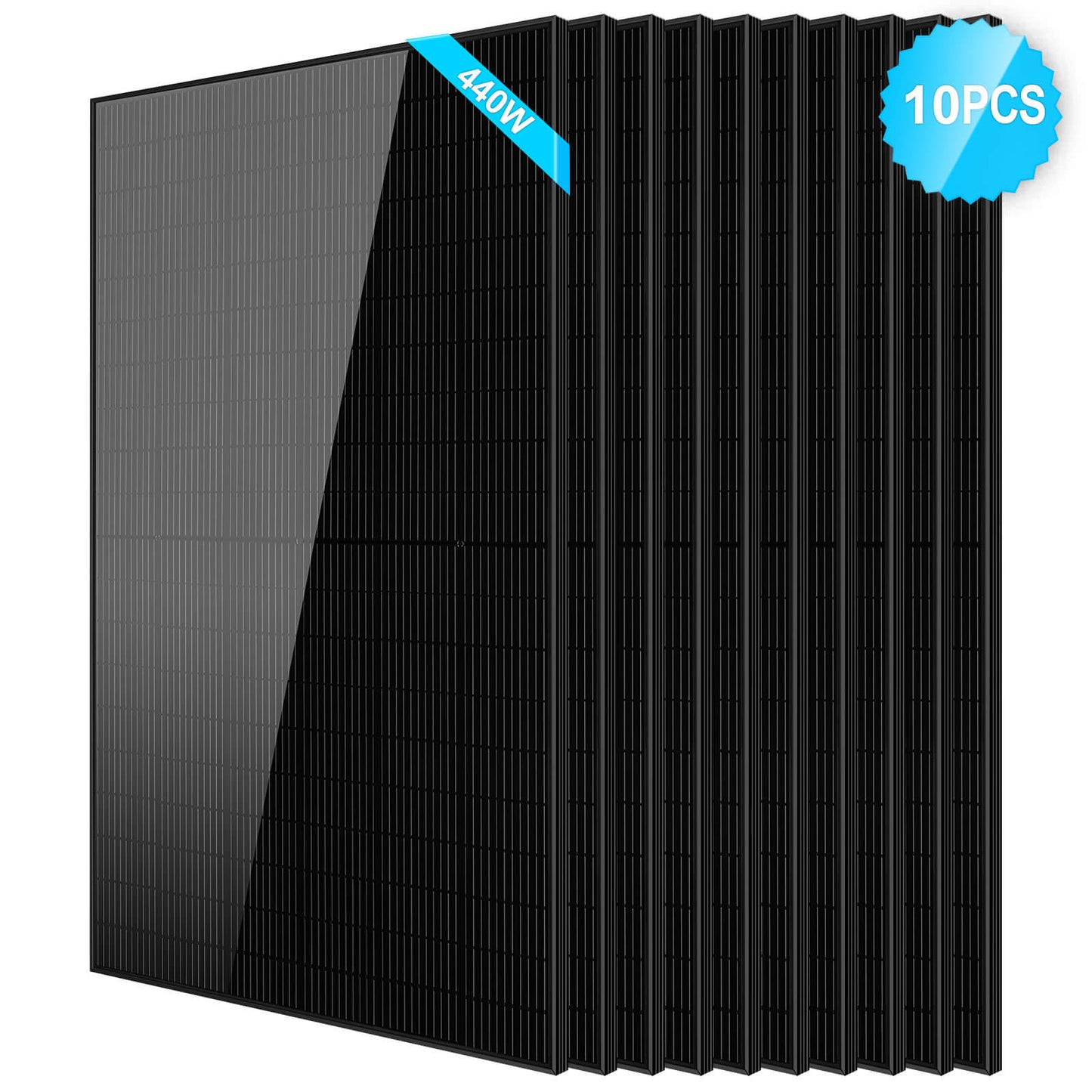 SunGoldPower 440W Mono Black PERC Solar Panel UL 61730