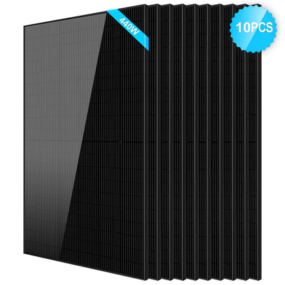 SunGoldPower 440W Mono Black PERC Solar Panel UL 61730
