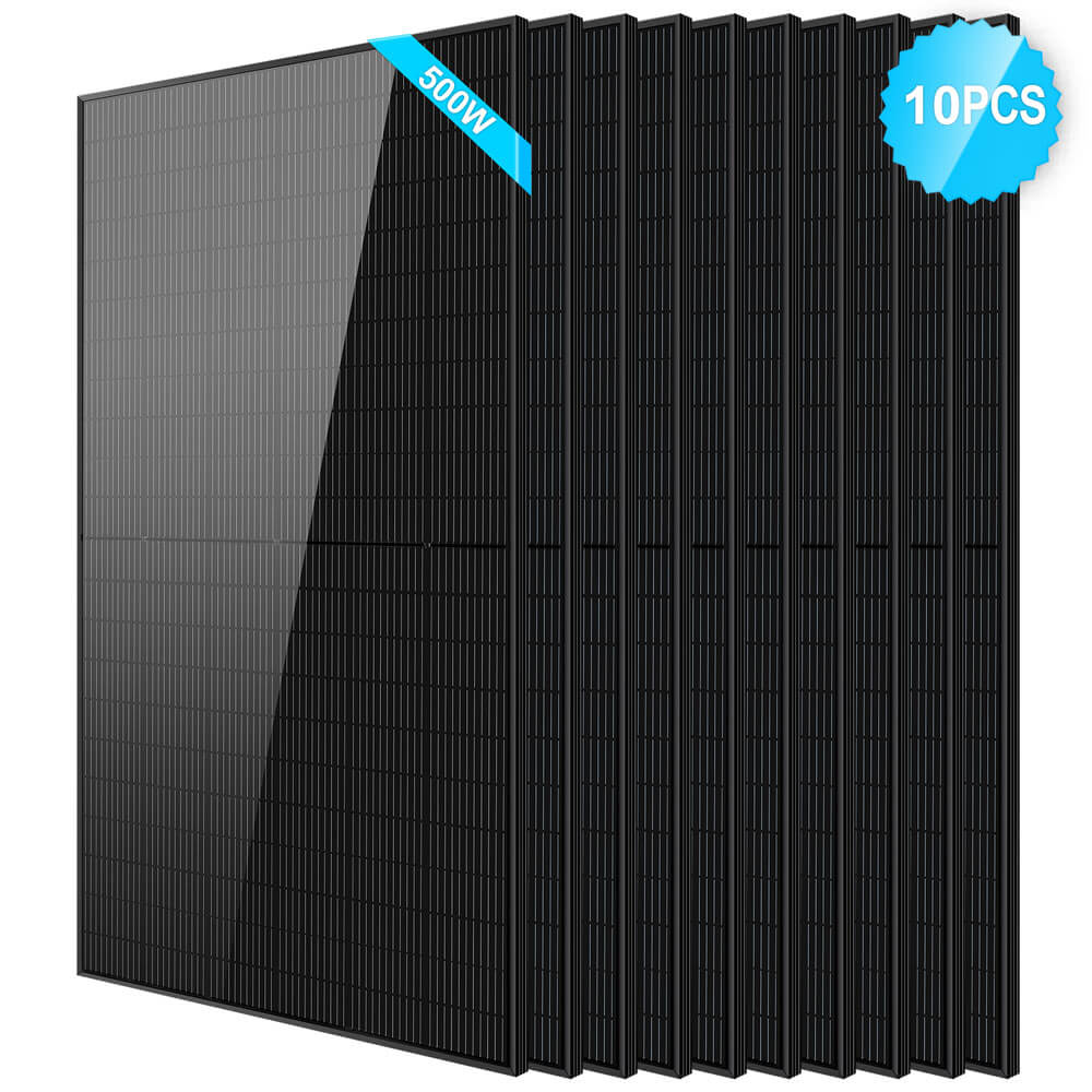 SunGoldPower 500W Mono Black PERC Solar Panel UL 61730