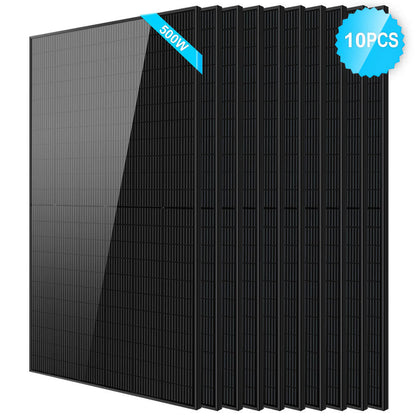 SunGoldPower 500W Mono Black PERC Solar Panel UL 61730