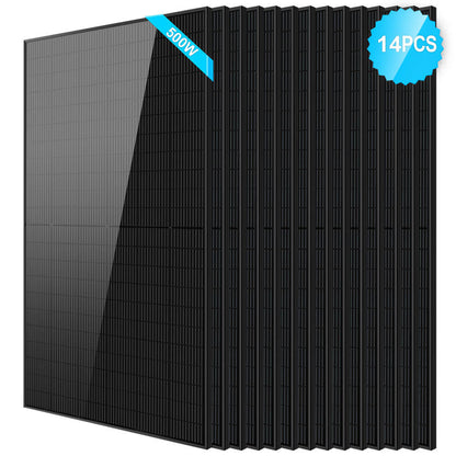 SunGoldPower 500W Mono Black PERC Solar Panel UL 61730