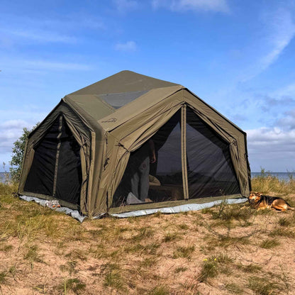 Coody | RBM Hub Inflatable Tent for 2-6 Person (Forest Green)