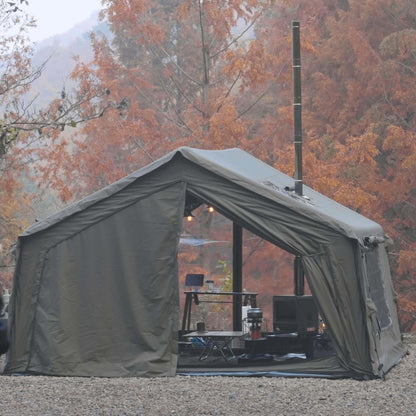 Coody 10 Forest Green Inflatable Tent House for Camping (2-4 person)
