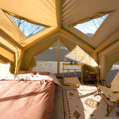 Coody | RBM Hub Shelter Inflatable Tent for 2-6 Person (Beige)