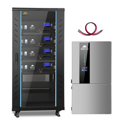 Hybrid Solar Kit 11.4KW 48V Split Phase 20.48KWH/50.2KWH Lithium Battery 440 Watt Solar Panel SGH-11N2E/ SGH-11N5E