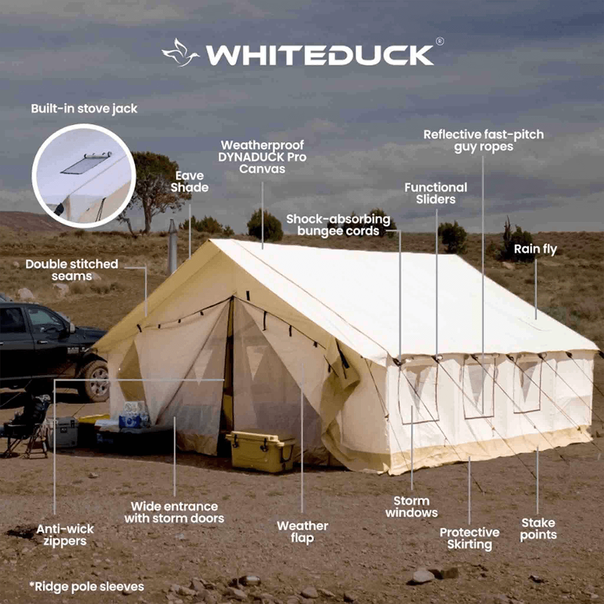 White Duck Outdoors - 10'x12' Alpha Wall Tent