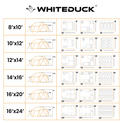 White Duck Outdoors - 10'x12' Alpha Wall Tent