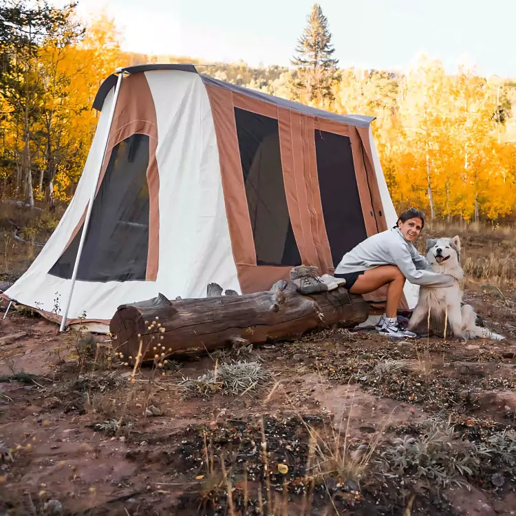 White Duck Outdoors - USED - 10'x10' Prota Canvas Tent, Deluxe