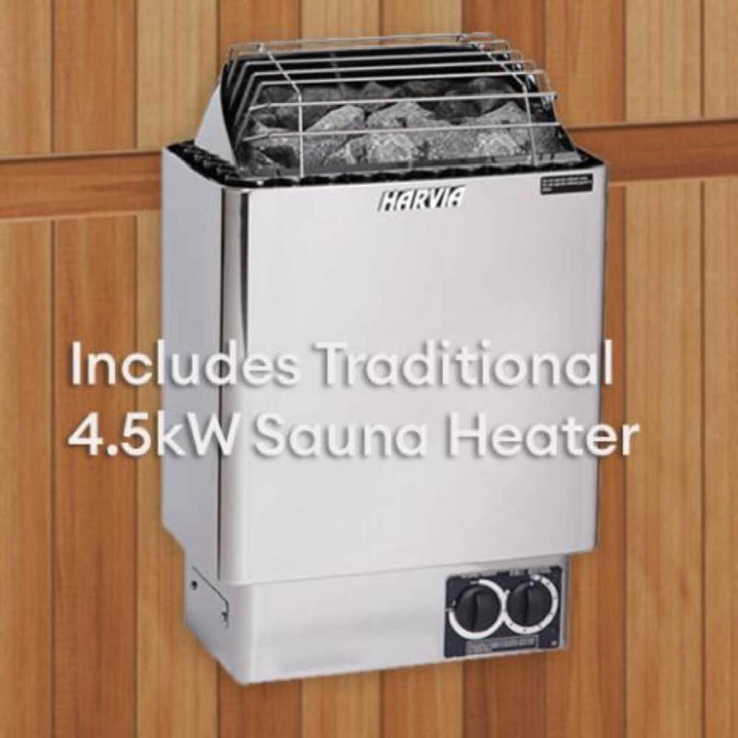Finnmark FD-5 Trinity XL 4-Person Home Infrared & Steam Sauna Combo [FD-KN005] (SAK37258)