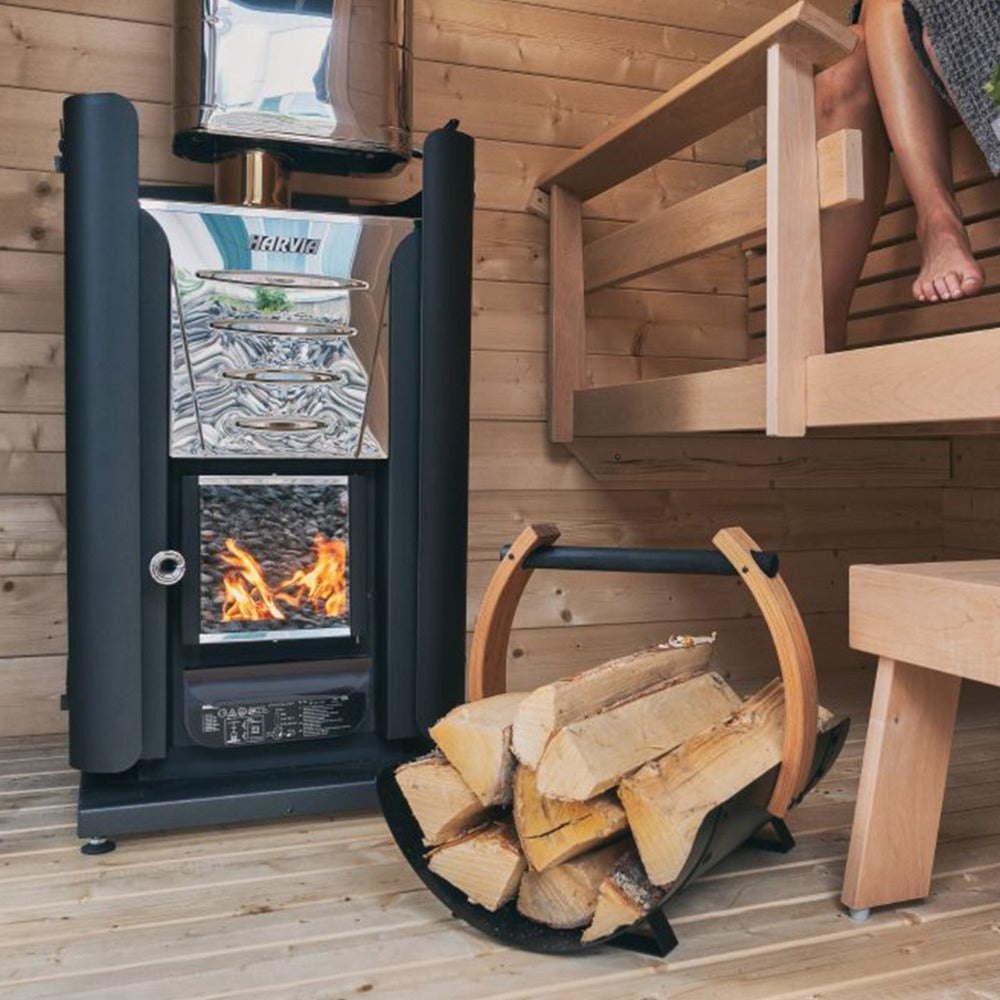 Harvia M3 Wood-Burning Sauna Heater & Chimney Kit, 16.5KW [WKM3] (SAK90867)