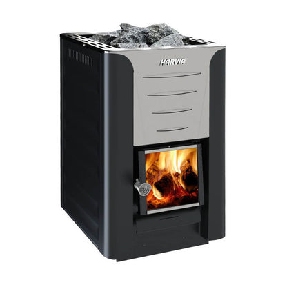 Harvia Pro 20 Premium Wood Burning Sauna Heater & Chimney Kit [WK200] (SAK15748)