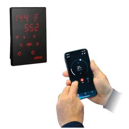 Harvia KIP UL Certified Electric Sauna Heater With Xenio CX170 Digital Control, WiFi Remote Control & Sauna Stones (SAK74563)